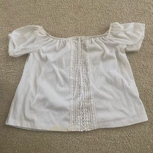 H&M white off the shoulder top (US size small)